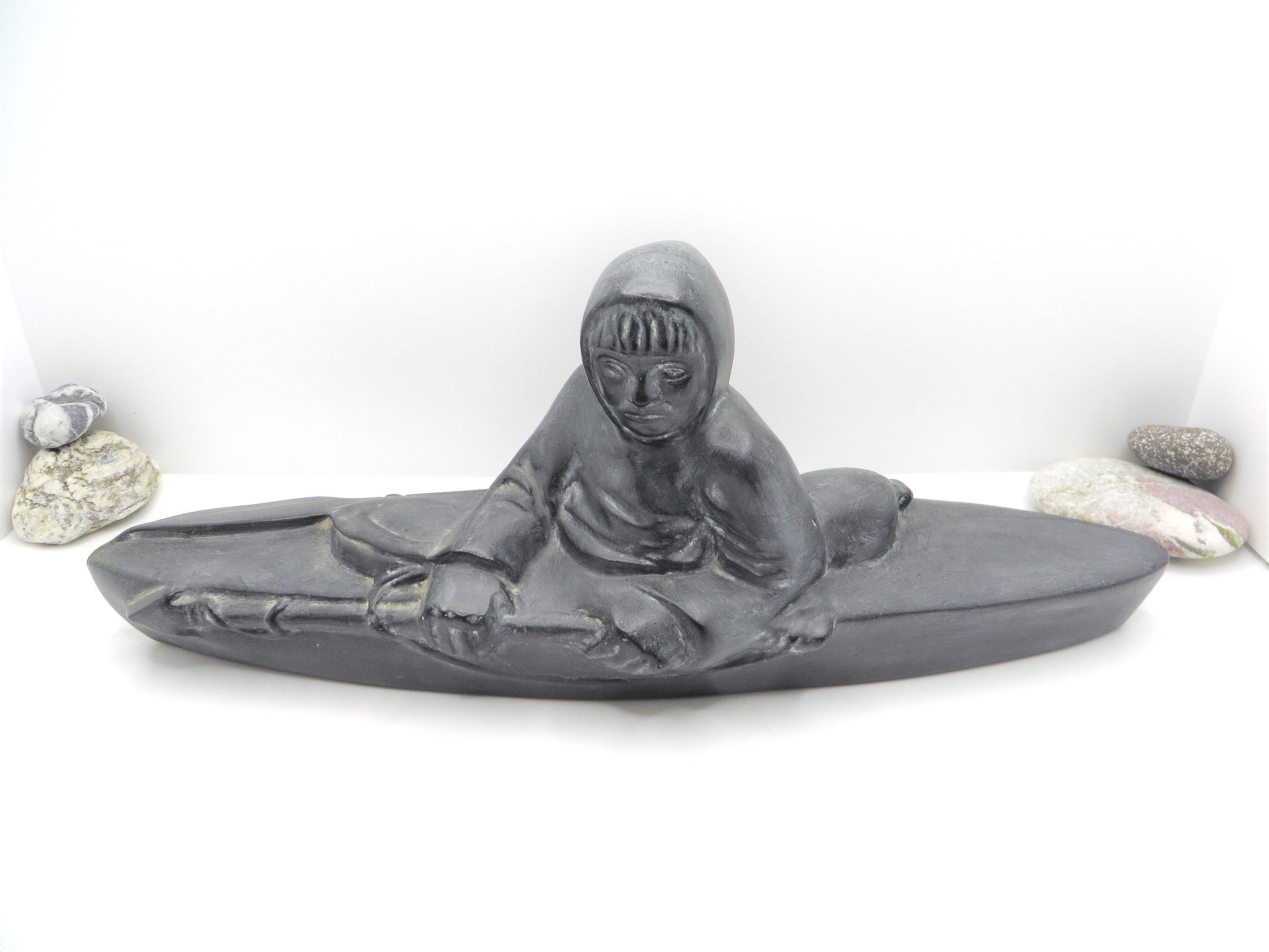 Eskimo in Kayaks - Etsy Canada