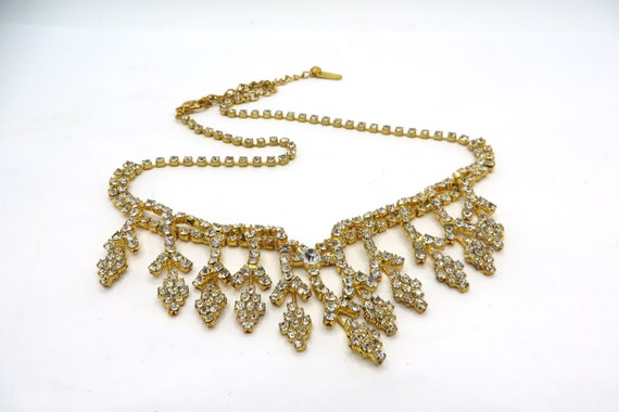 Diamante rhinestone necklace Christine Collection… - image 2
