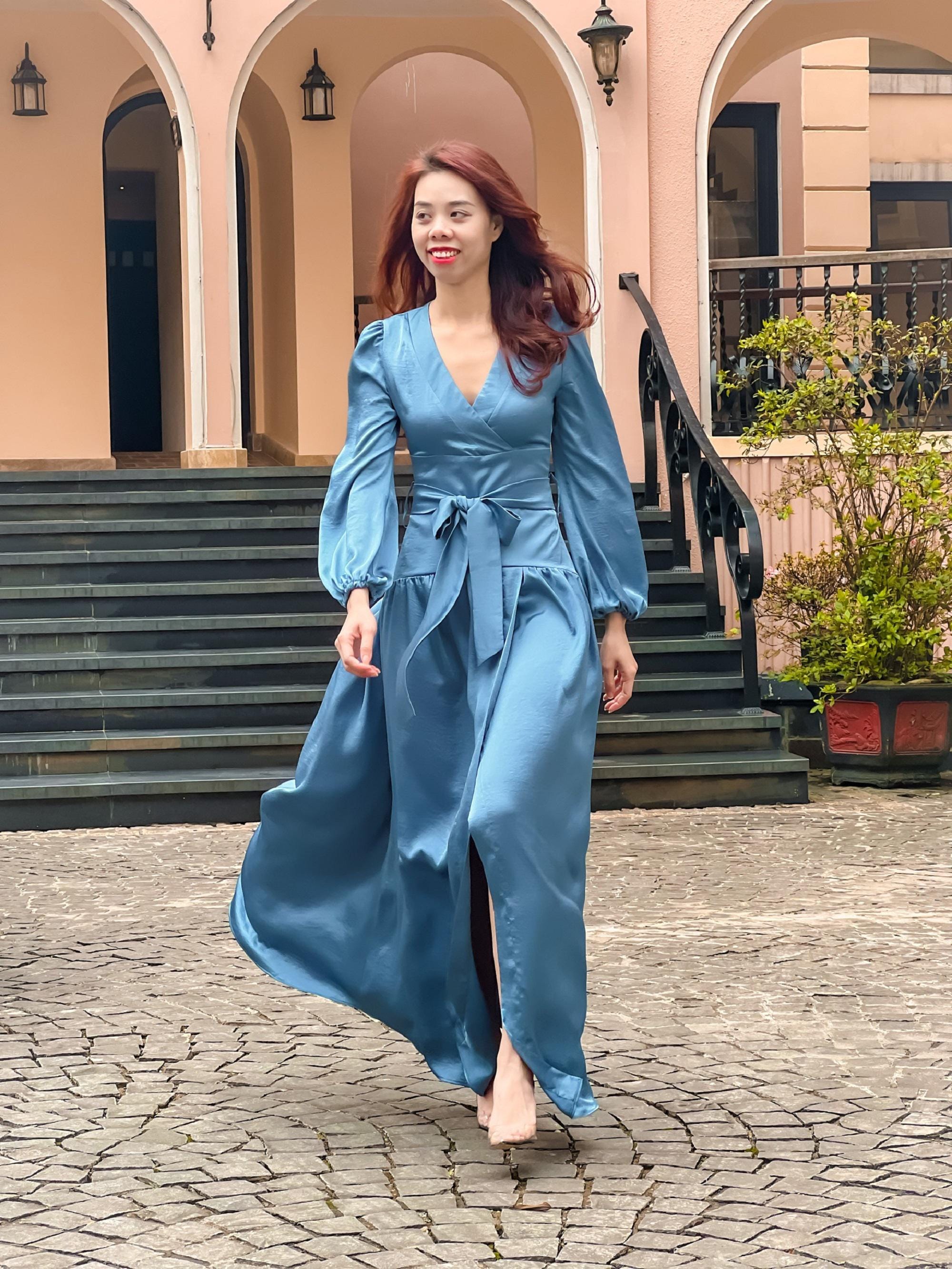 Long Silk Dress - Maxi Dress - Women Party Dress - Elegant Silk Dress Long  Sleeve - Etsy