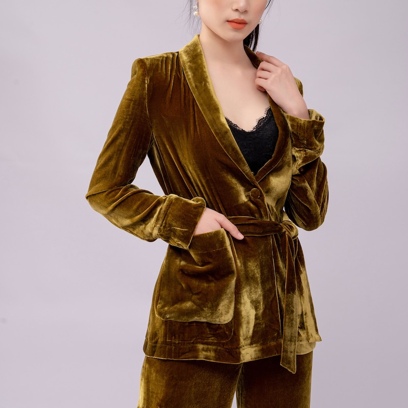 Winter Soft Velvet Pajamas Set main image 1