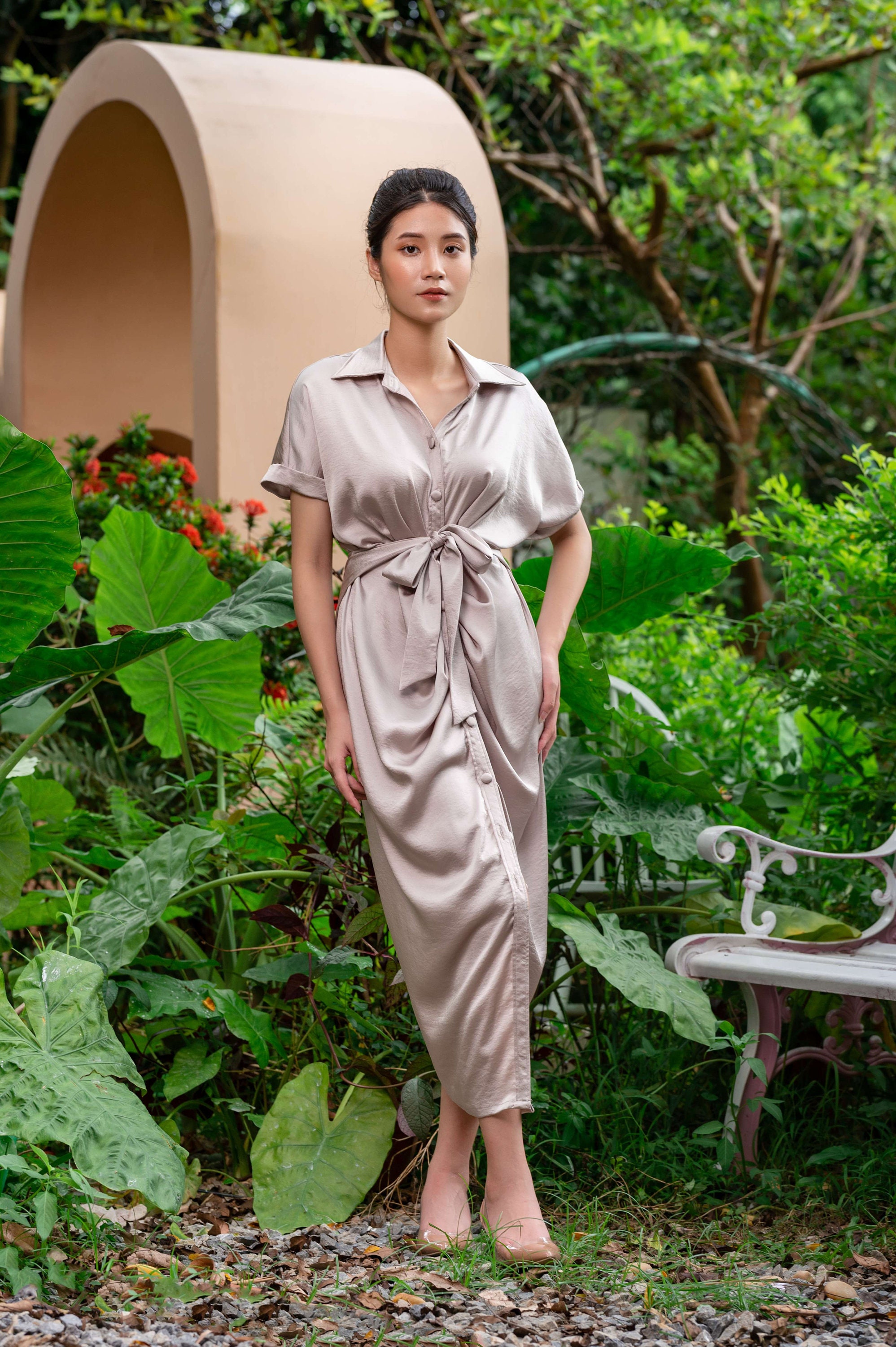 Silk Shirt Dress - Boho Summer Dress Summer - Silk Dress With Tie Belt - Casual Button Down Blouse Short Sleeve Shirt Dress Silk Shirt Dress - Boho Summer Dress Summer - Silk Dress With Tie Belt - Casual Button Down Blouse Short Sleeve Shirt Dress