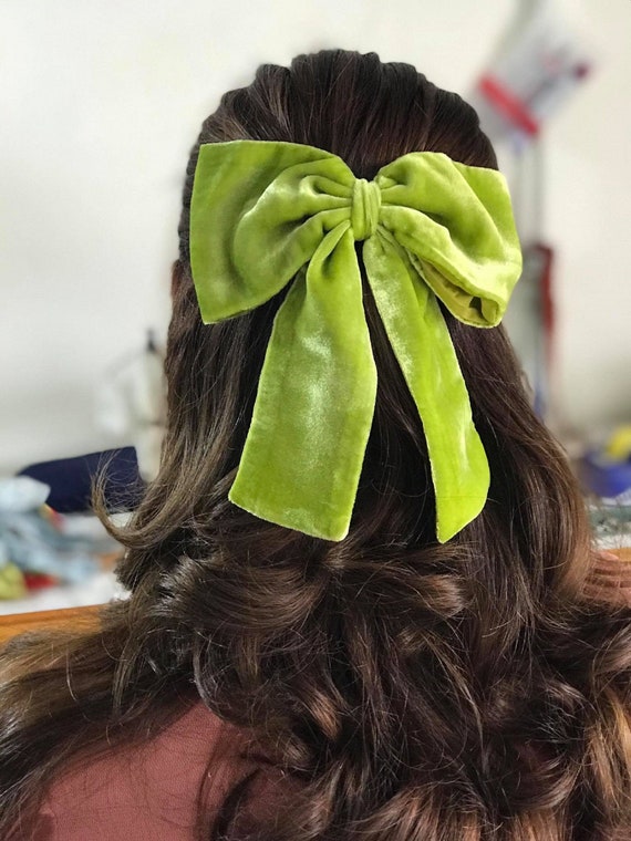 Silk Velvet women hair bows, hair clips. barrette for women, hair accessory