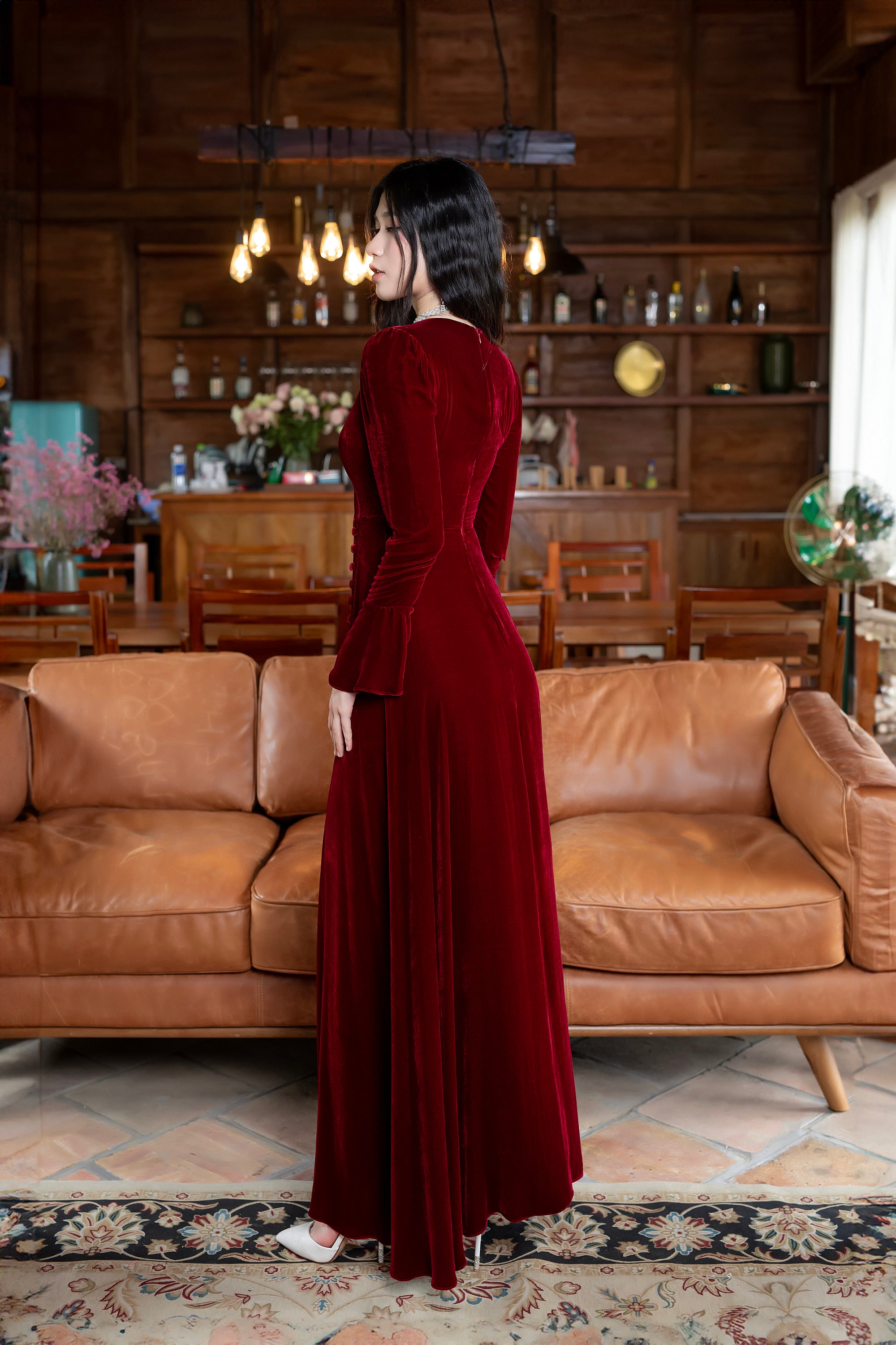 [BAU by Bride And You] BELITAウールシルク ロングドレス送料込 ベルシルクウールドレス｜ トーヨーキッチンスタイル公式