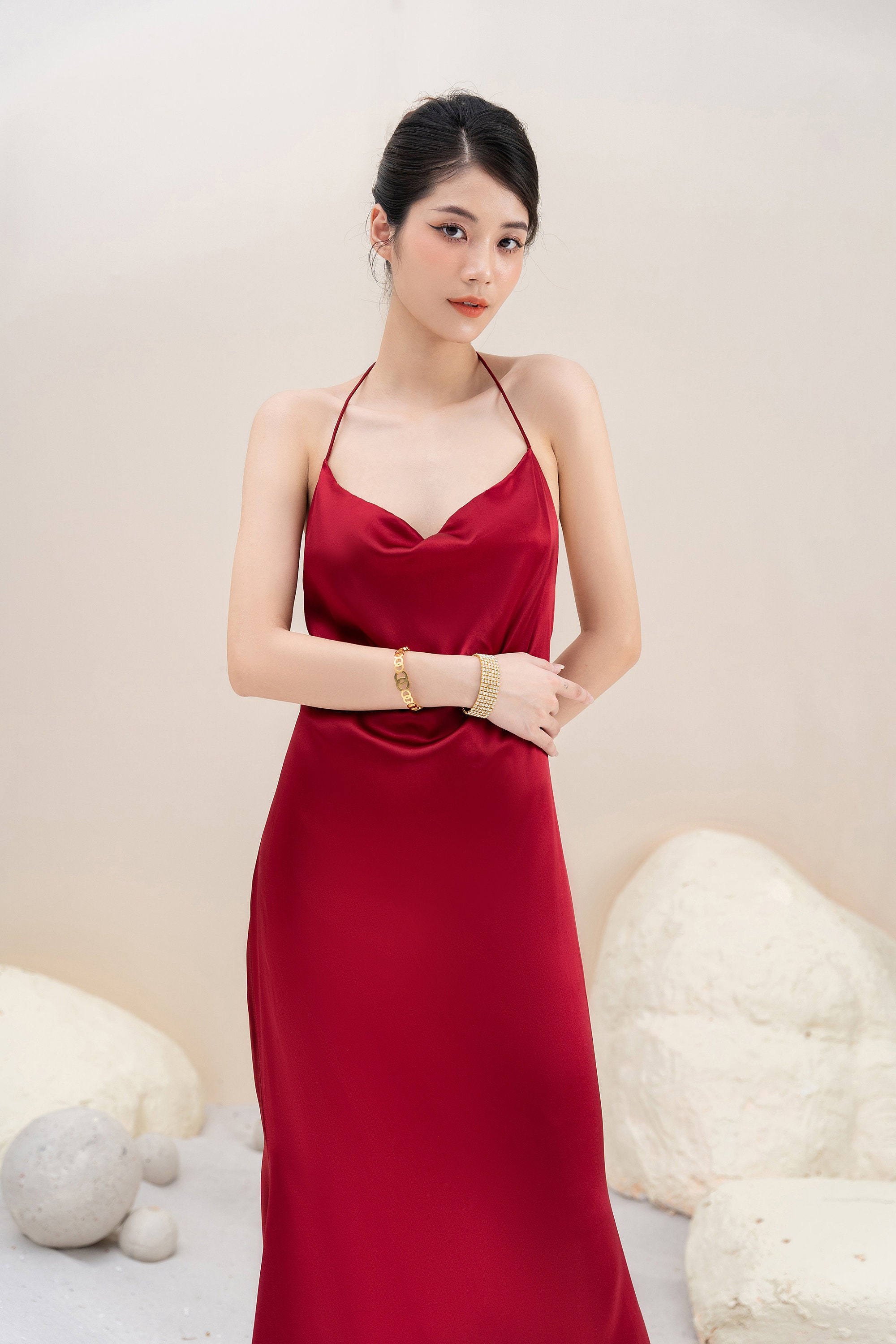 Mulberry Silk Slip Dress