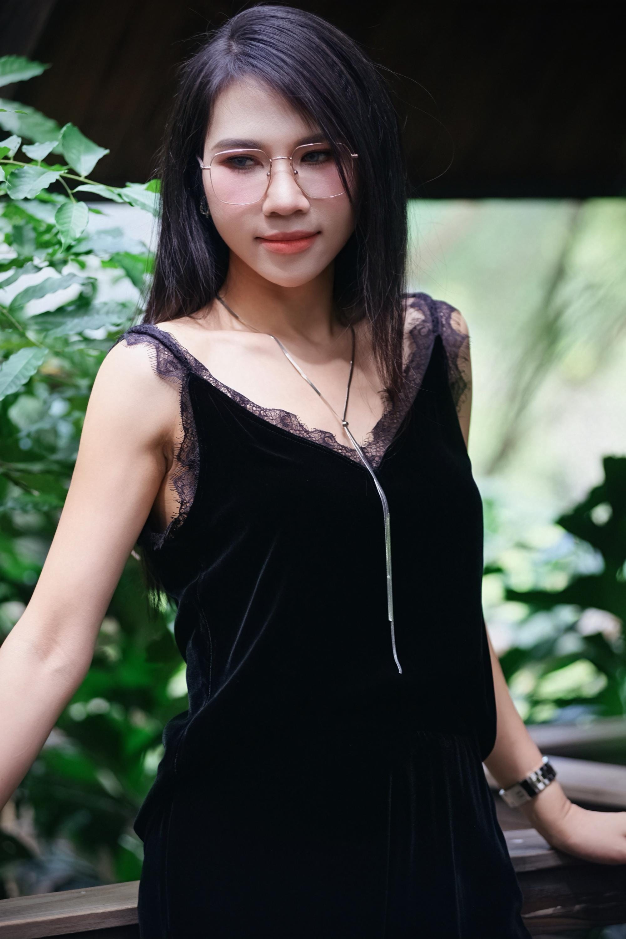 Silk Velvet Cami Top With Lace Trim — Handmade Spaghetti Strap