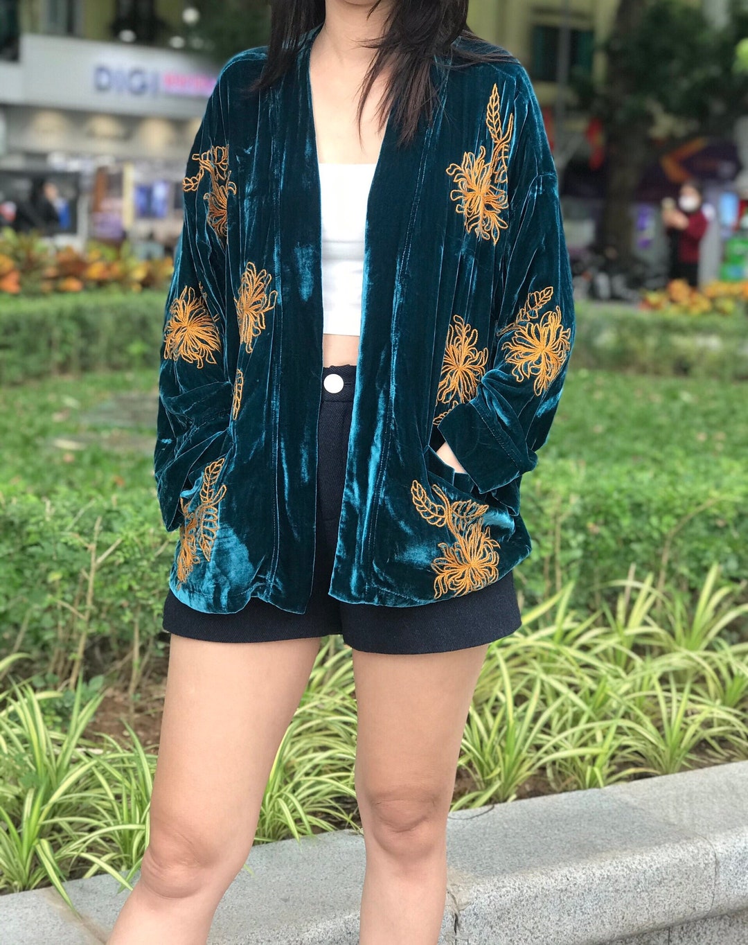 Kimchi blue star print kimono jacket cheap
