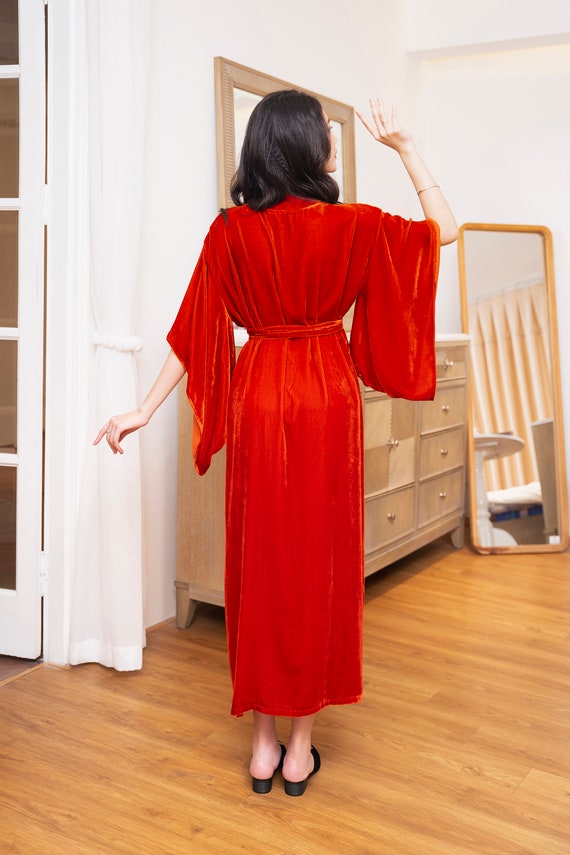 silk velvet dressing gown Silk Velvet Gown in Renaissance Shibumi