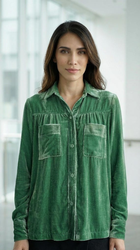 Silk Velvet Shirt Women - Sleeve Shirt - Silk Velvet Shirt Women