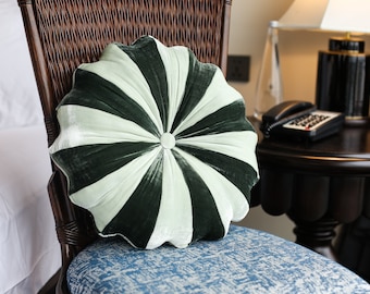 Mélange vert Menthe, oreiller décoratif multicolore, oreiller en velours de soie, coussin de luxe, oreiller en velours de soie fait main, fait main au Vietnam