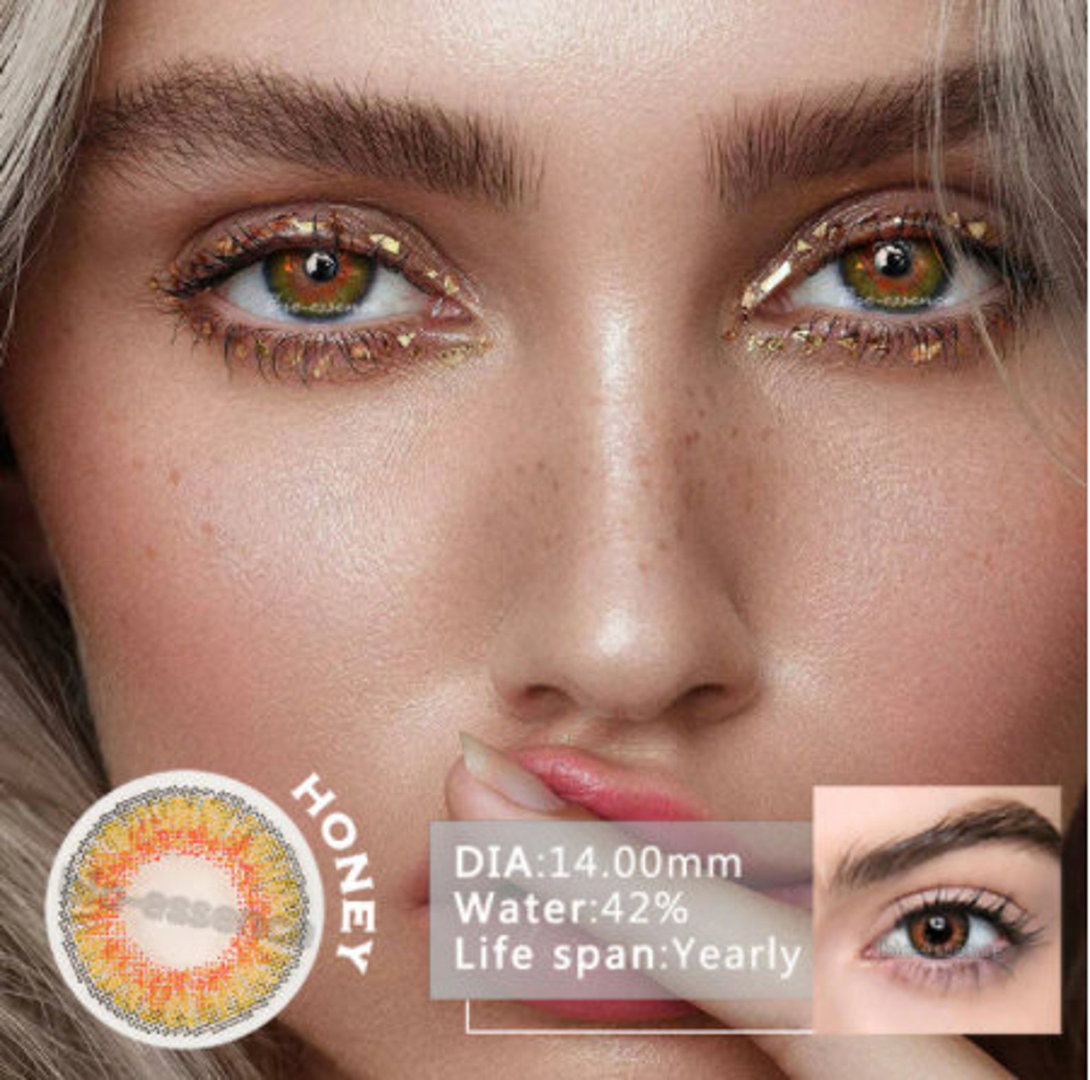 High Quality Non Prescription Eye Color Contact Lenses Lens 3 Etsy