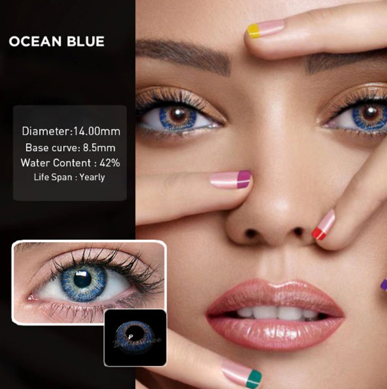 High Quality Non Prescription Eye Color Contact Lenses Lens 3 Etsy