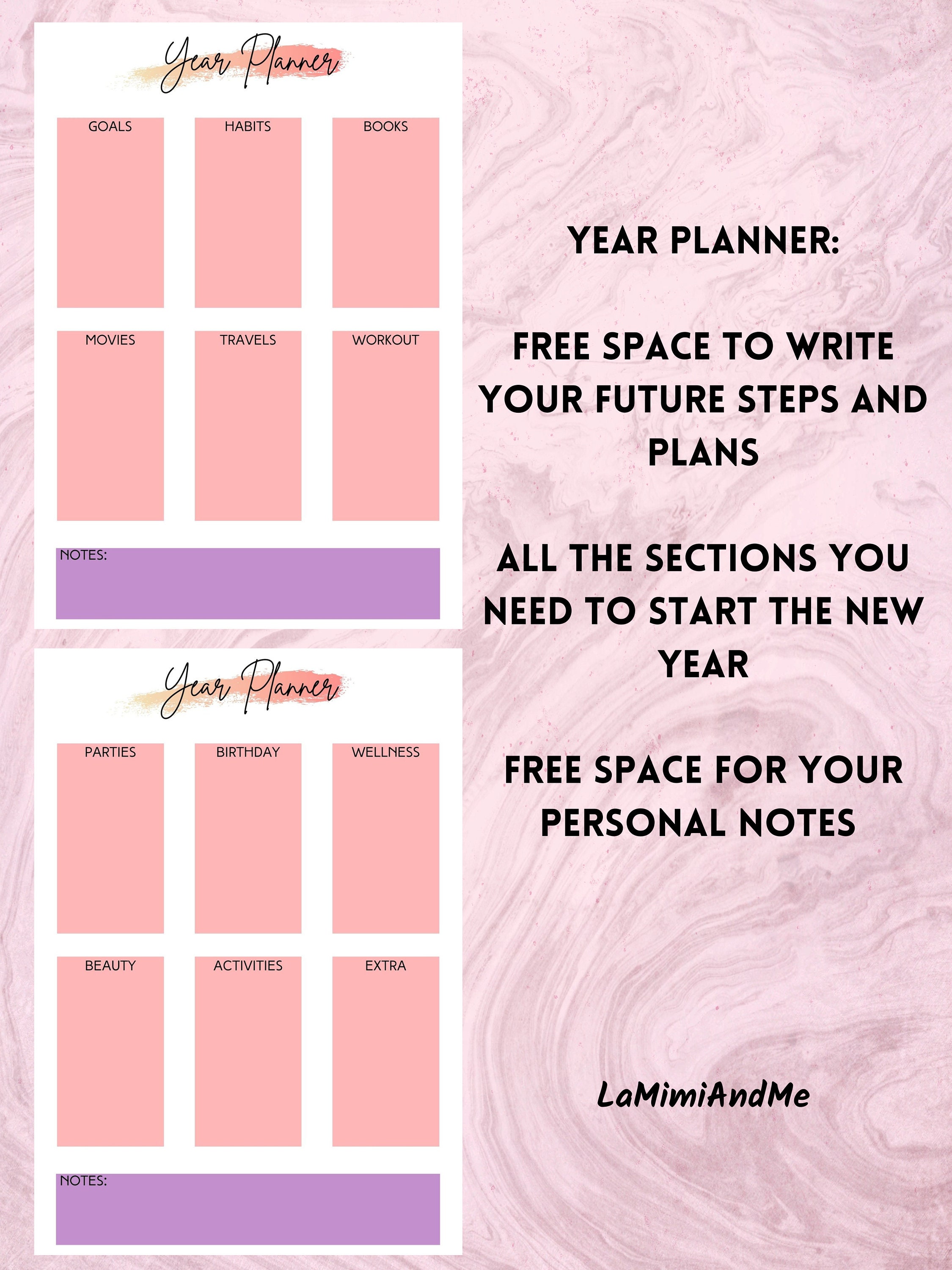 Printable Daily Planner Printable Weekly Planner Printable - Etsy
