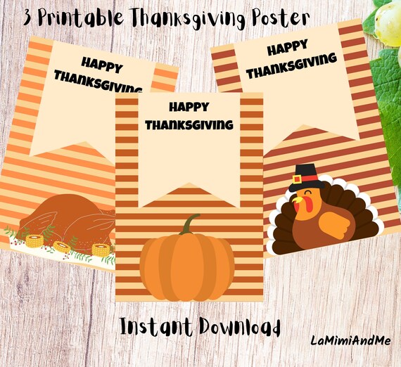 Happy Thanksgiving Day poster  Thanksgiving poster, Happy thanksgiving  images, Thanksgiving greetings