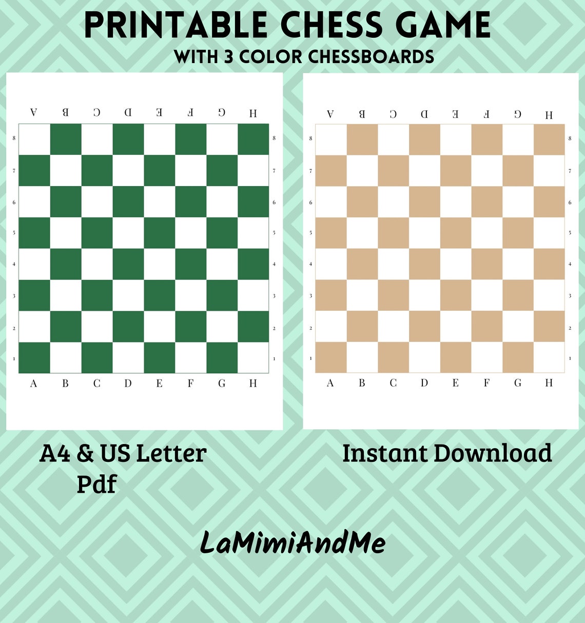 Printable Chess Game Pdf, Chessboard Pdf, Chess Pdf, Smart Games Pdf, Chessboard to Print Pdf ...