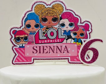 Personalised LOL cake topper