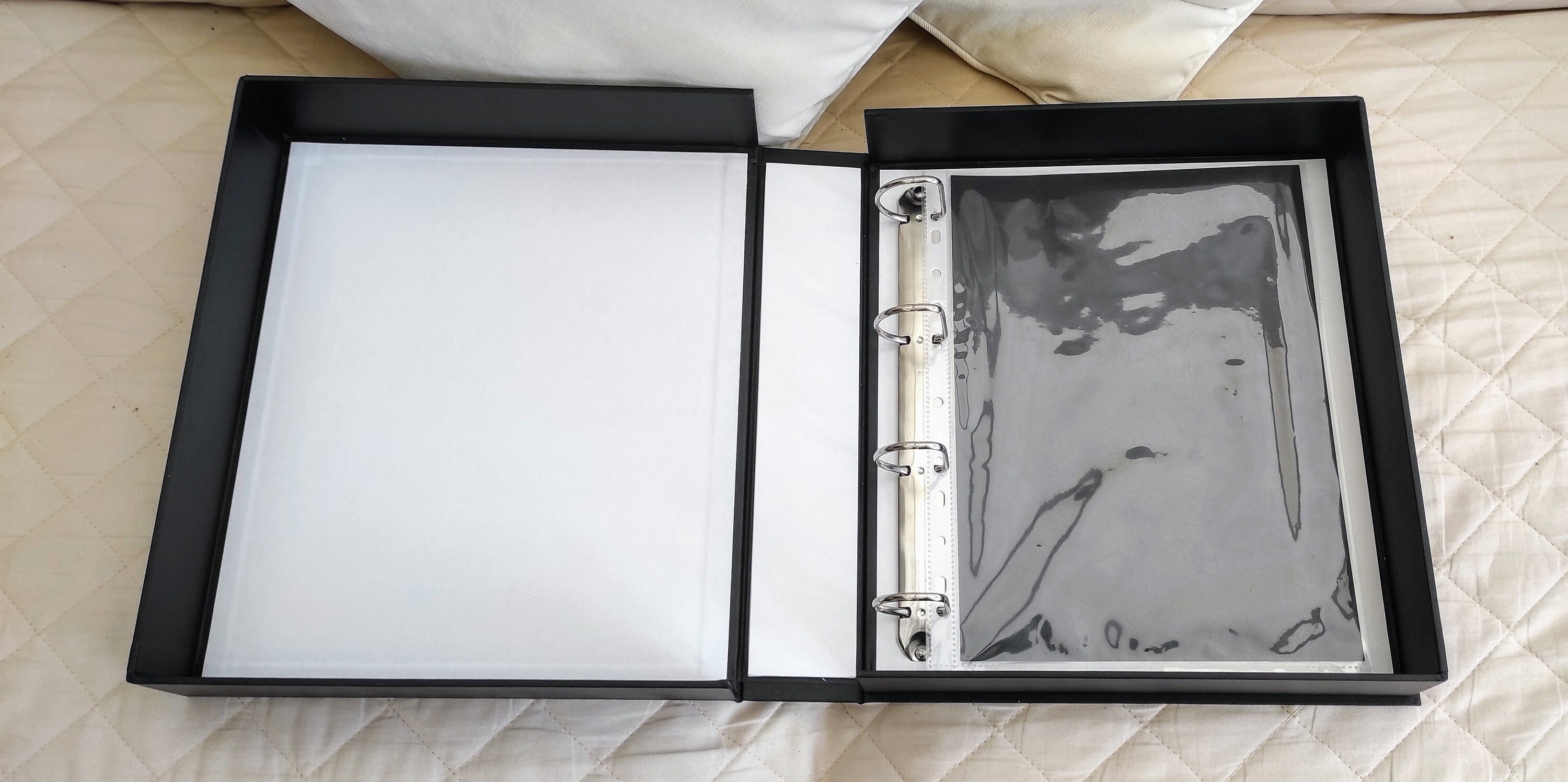 Patriotic 3 Ring Binder 1.5 Inch - Bald Eagle American Flag Design With Clipboard & Clear Pockets
