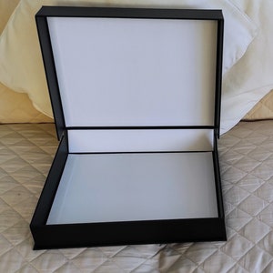 A4 A3 Portfolio Archival Box Presentation Box Clamshell Photographic Photographic Box Solander Box Portfolio Box imagem 1