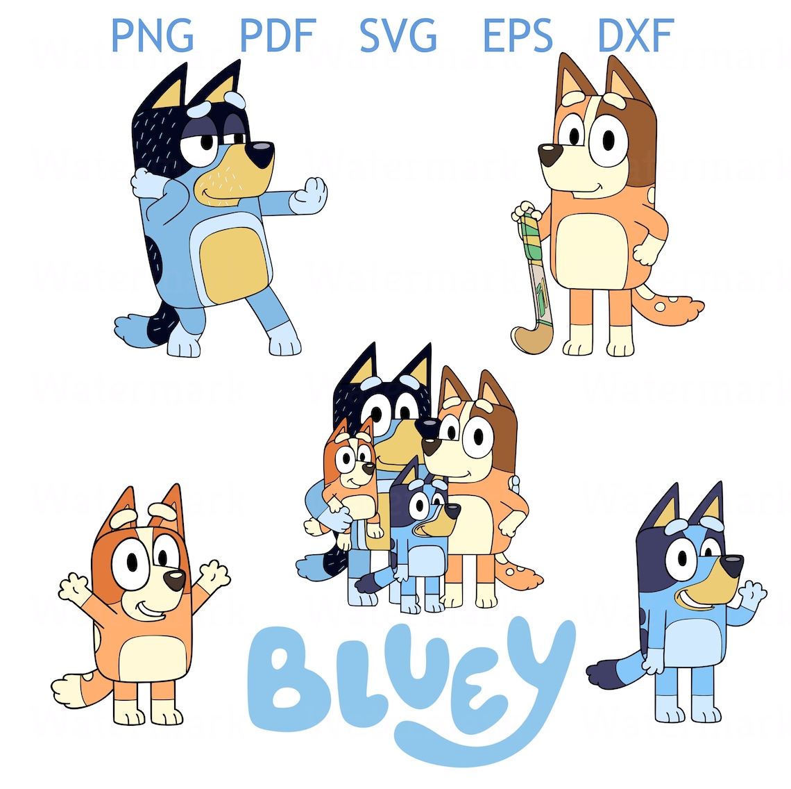 Free Free Layered Bluey Svg 363 SVG PNG EPS DXF File