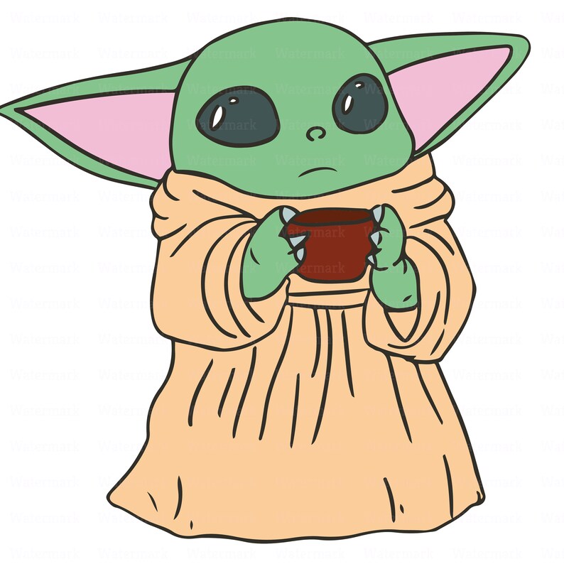 Йода рисунок милый