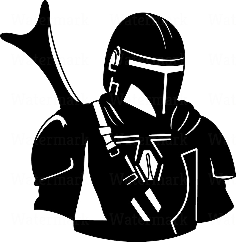Download Mandalorian svg / Baby Yoda SVG/ FONT / png eps dxf svg ...