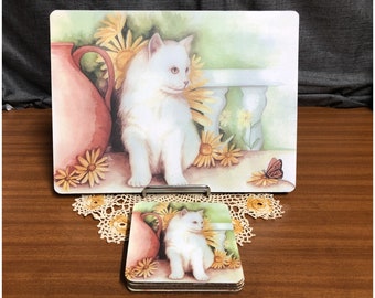 Set De Table Chat Etsy Australia
