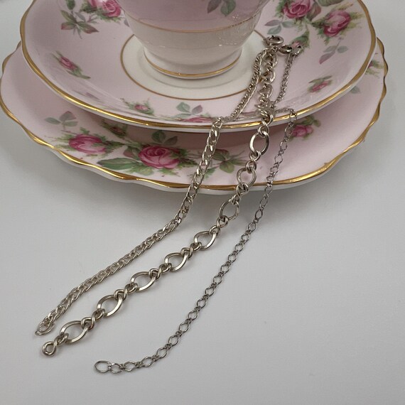 Vintage Sterling Silver Bracelet Trio • Pre-Built… - image 14
