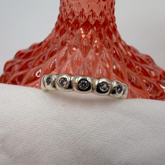 Early Pandora Bright Lights Bubble Ring • Sterlin… - image 17