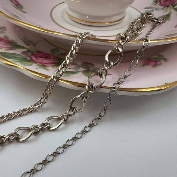 Vintage Sterling Silver Bracelet Trio • Pre-Built… - image 13