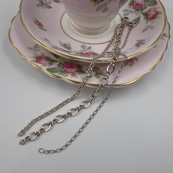 Vintage Sterling Silver Bracelet Trio • Pre-Built… - image 7