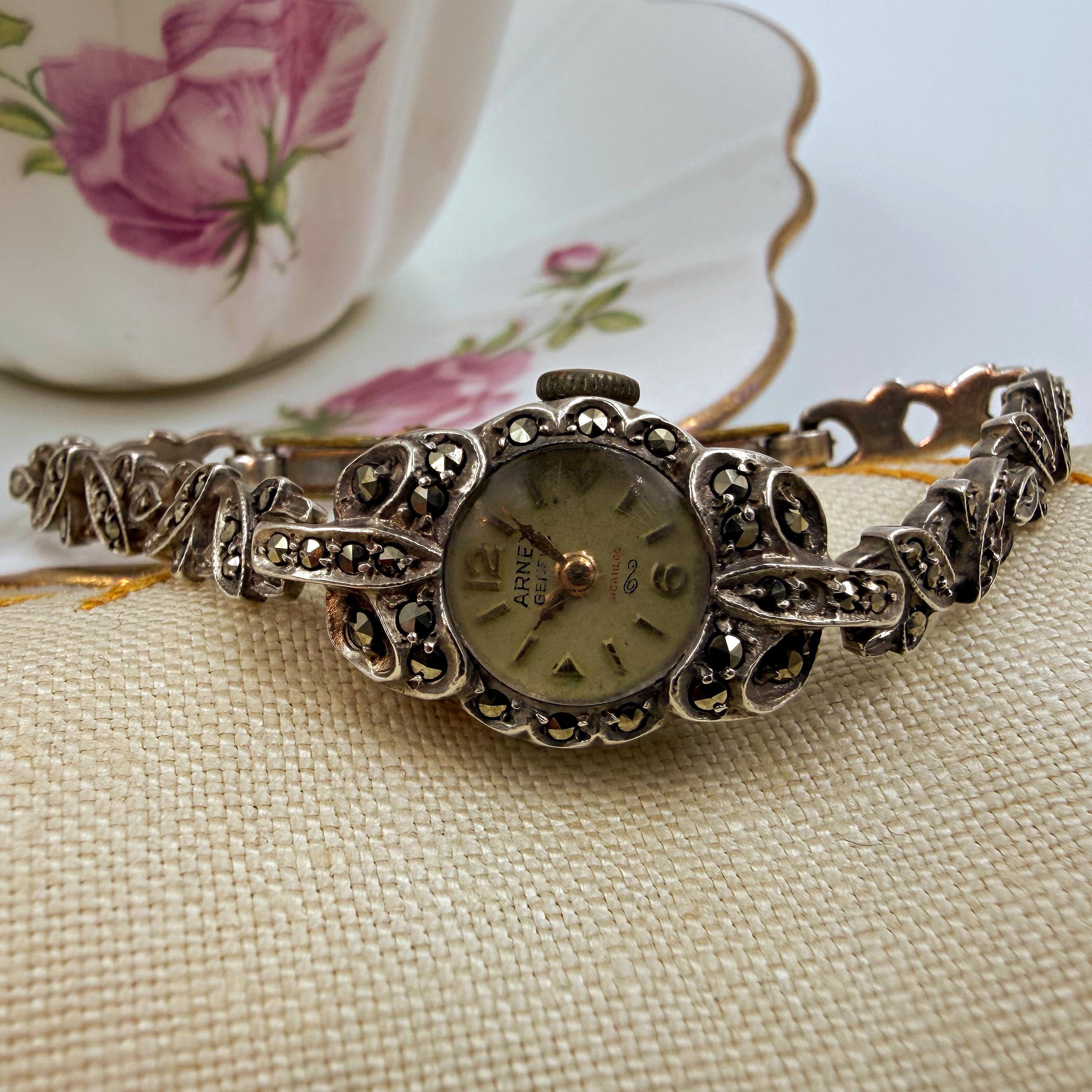 Vintage Marcasite Watch - Etsy Australia display picture 1