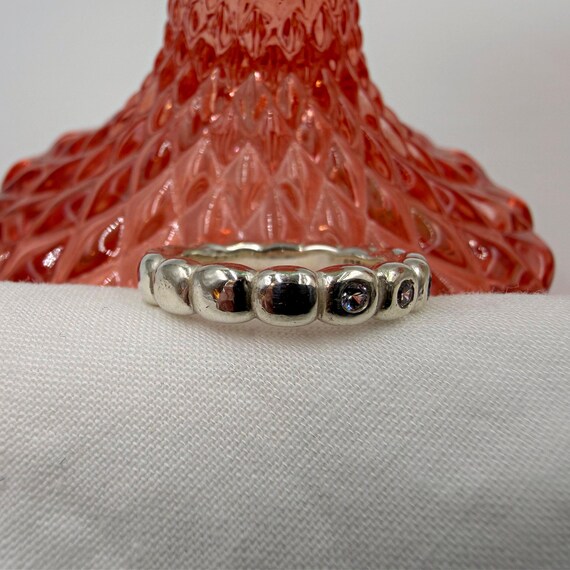 Early Pandora Bright Lights Bubble Ring • Sterlin… - image 6
