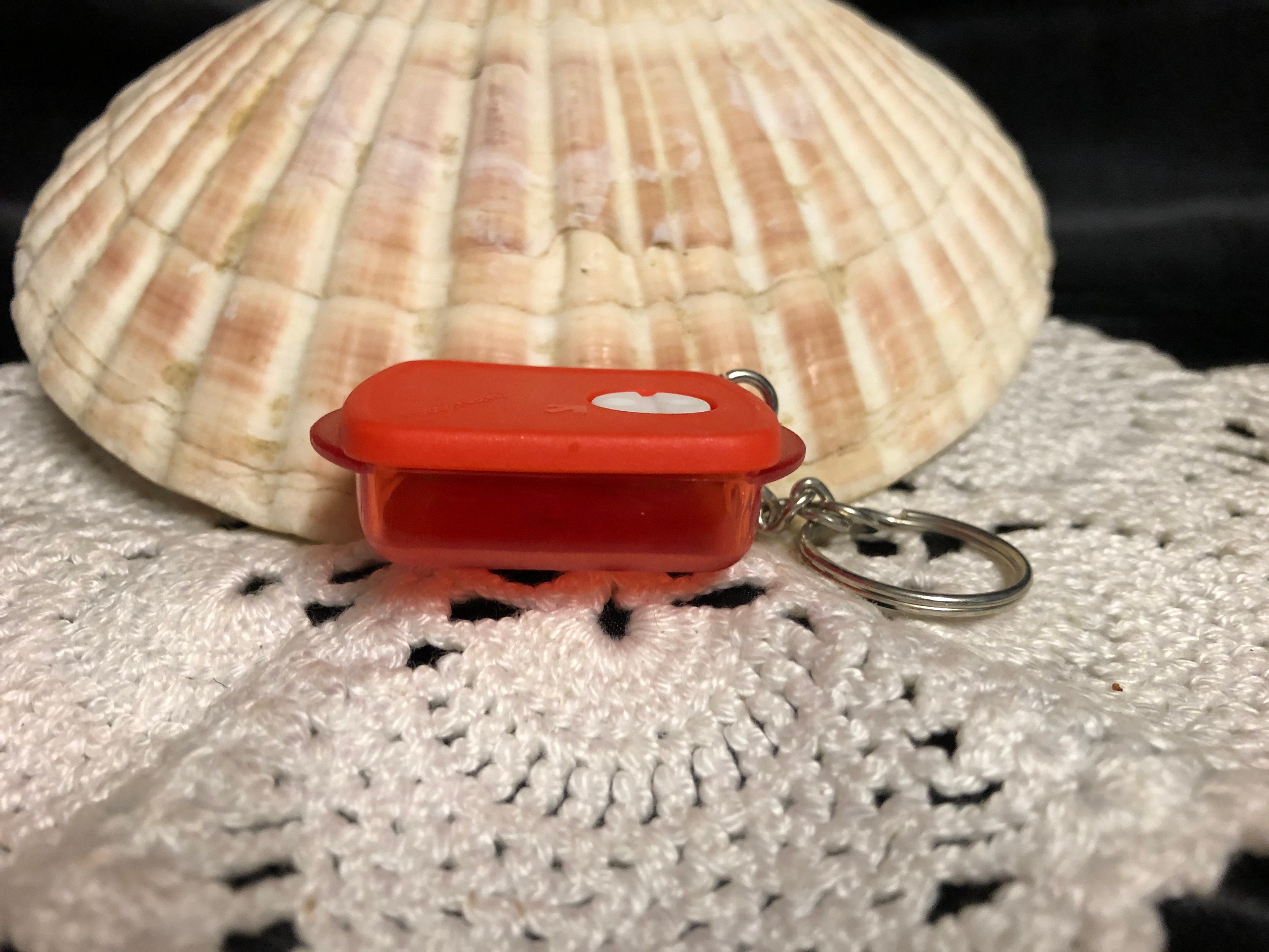 Choice of Vintage Tupperware Keychains / Keyrings Heat N Eat Etsy