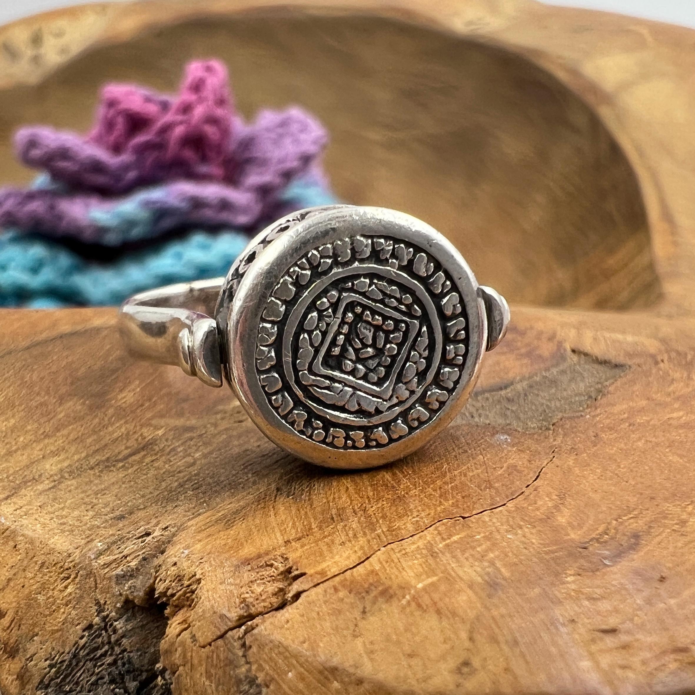 ヴィンテージ　シルバー　925 クラダリング　アンティーク　アメリカ　ユーロ Vintage Silver Zircon Ring Ca 1980. Dress Rings for Women