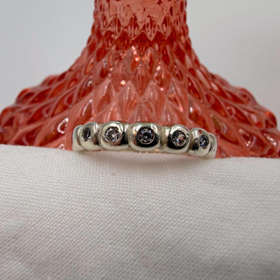 Early Pandora Bright Lights Bubble Ring • Sterlin… - image 2