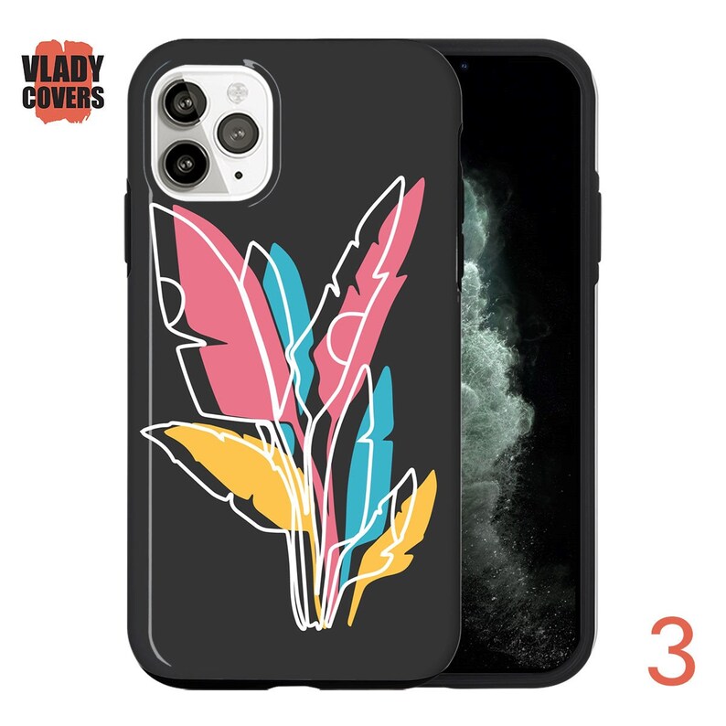 12 Pro Max /& Samsung S20 Pro Ultra XS XR 8+ 7 Abstract Leaves Phone Case Luxury One Line Cover for iPhone 6 11 X