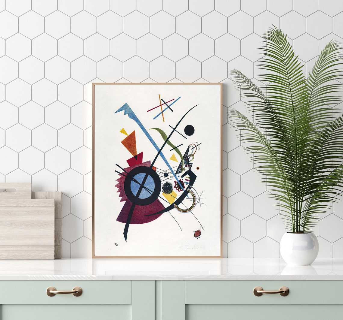 Vassily Kandinsky Poster Violet 1923 Litograph Print by Etsy UK