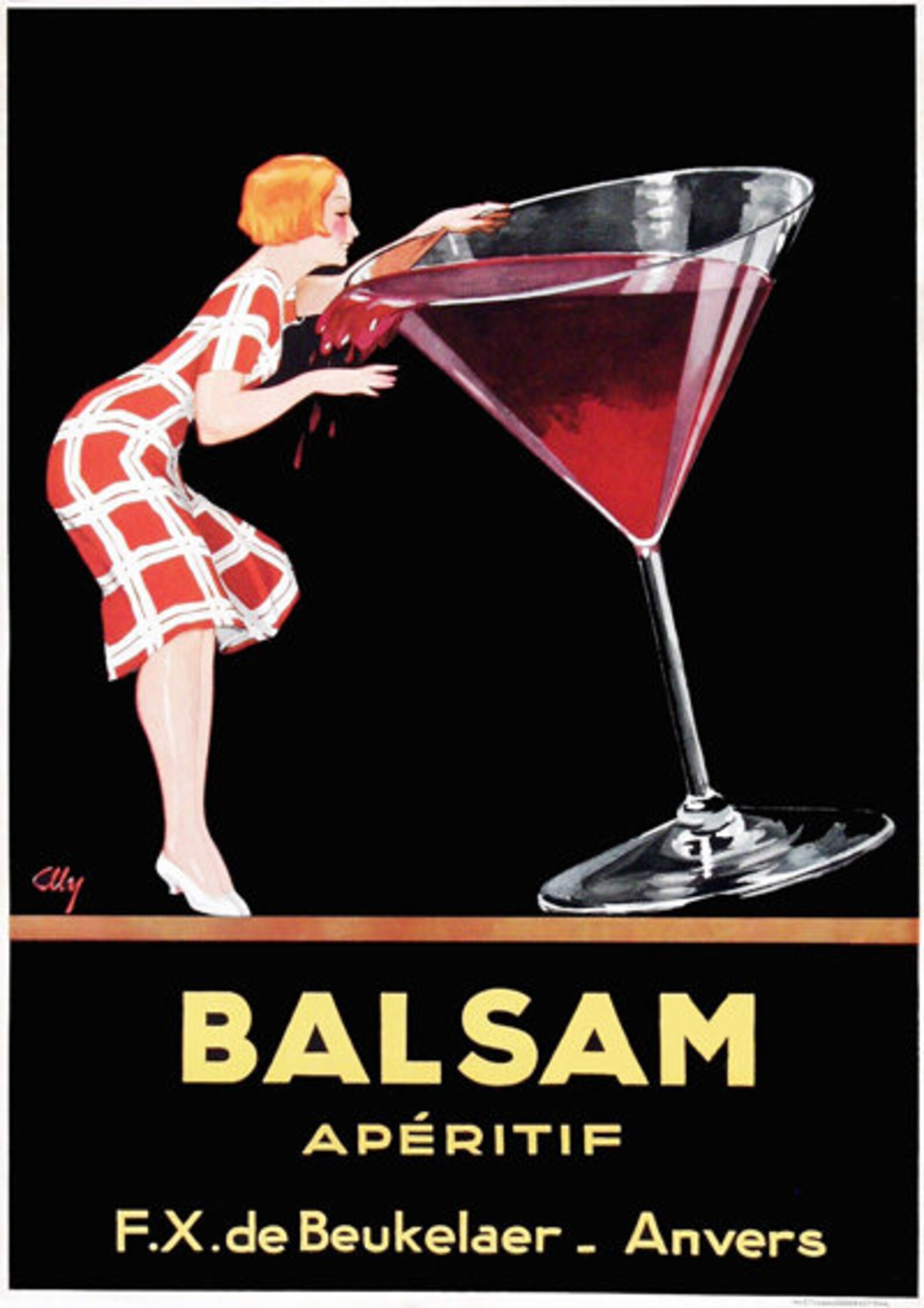 Balsam Aperitif Poster 1920 Vintage Bar Poster Vintage Etsy