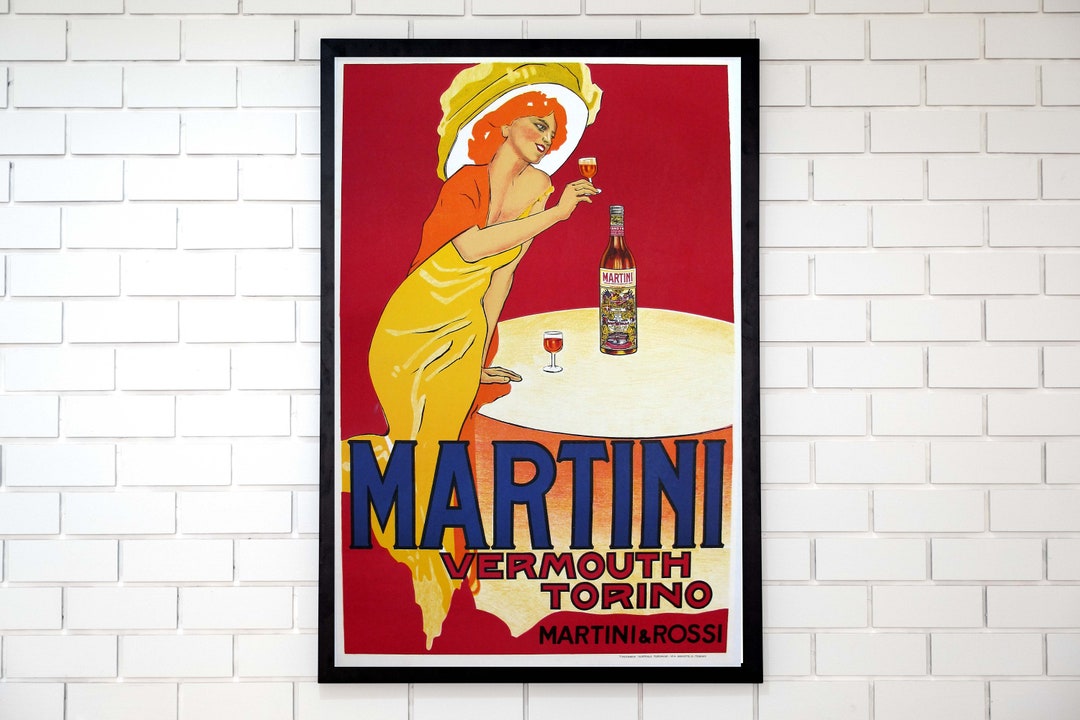 Martini Vintage Martini Vermouth Poster Vintage Advert Martini Poster ...