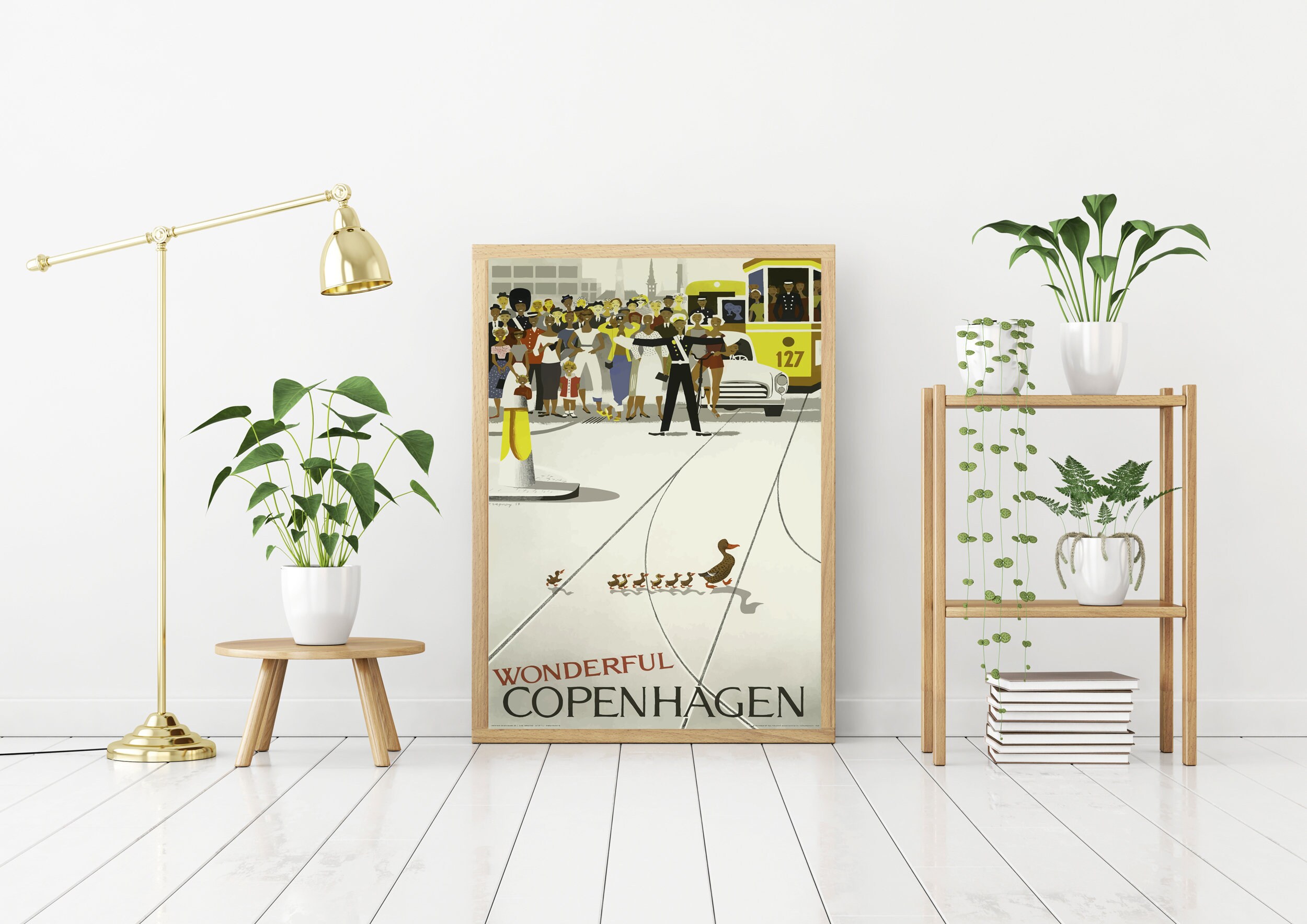 Copenhagen Poster Vintage Copenhagen Poster Vintage Etsy
