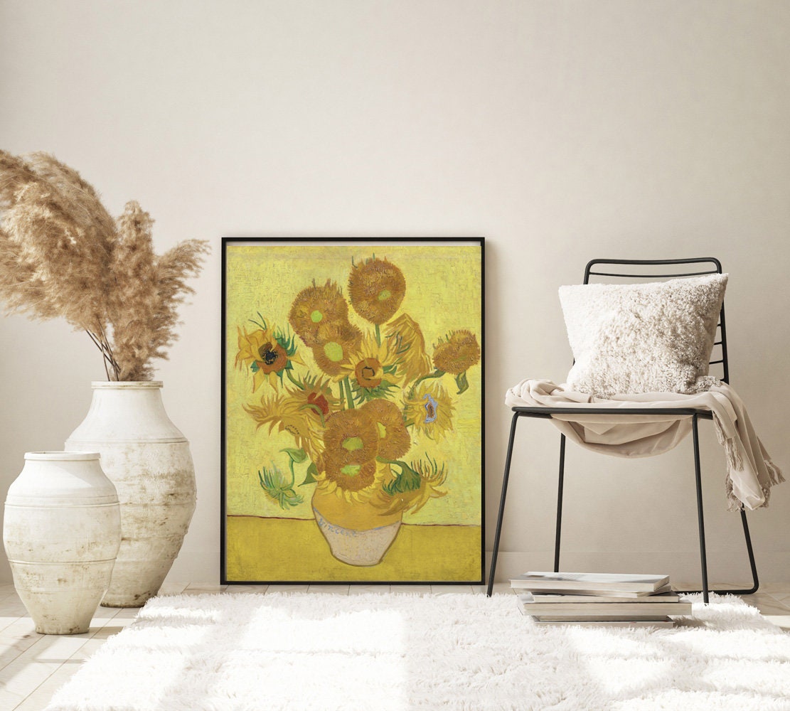 Vincent Van Gogh Sonnenblumen von Vincent van Gogh 1888 Berühmtes Gemälde  Van Gogh Poster Sonnenblumen Poster Sonnenblumen Poster Kunst - Etsy  Österreich