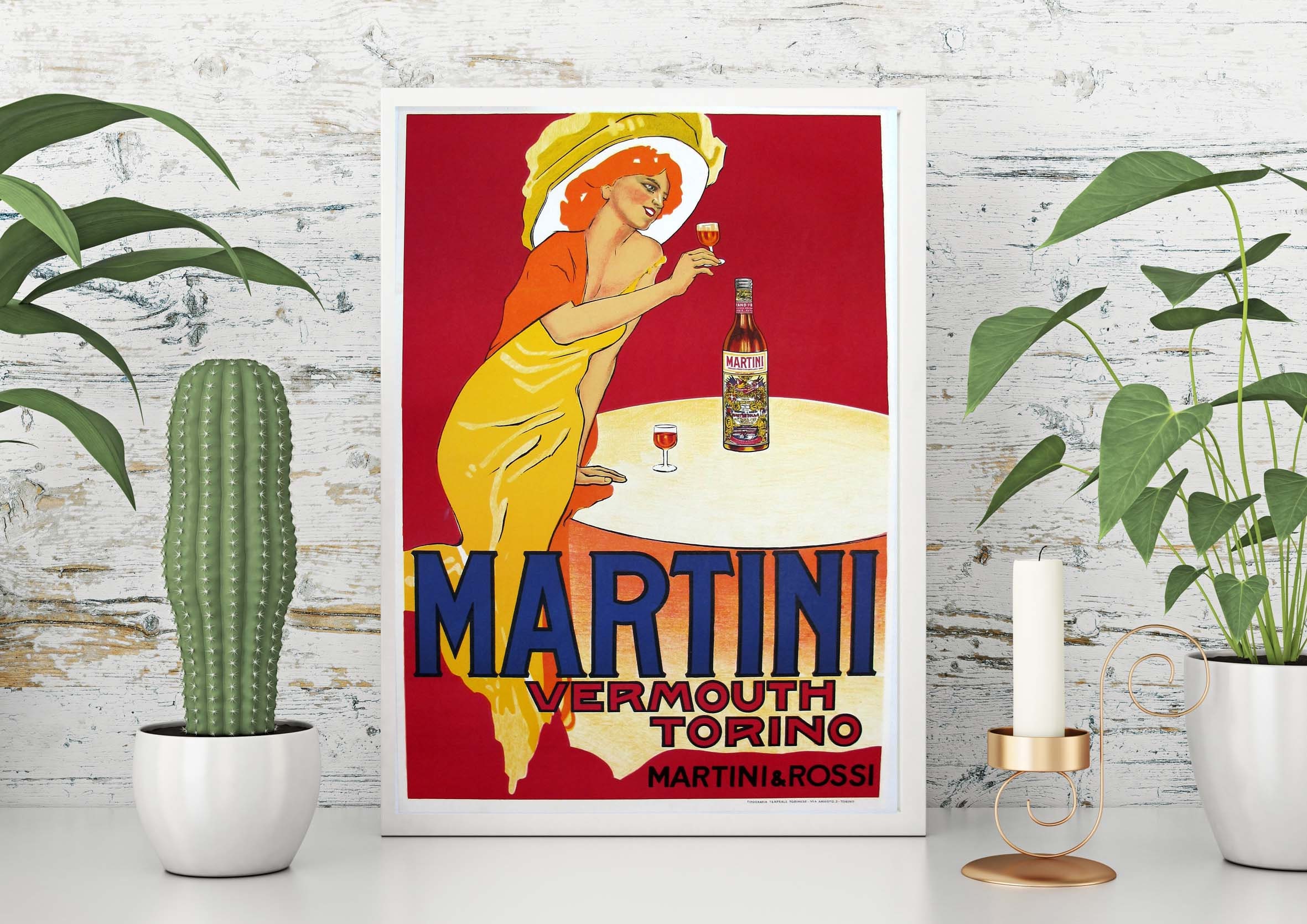 Martini Vintage Martini Vermouth Poster Vintage Advert Etsy