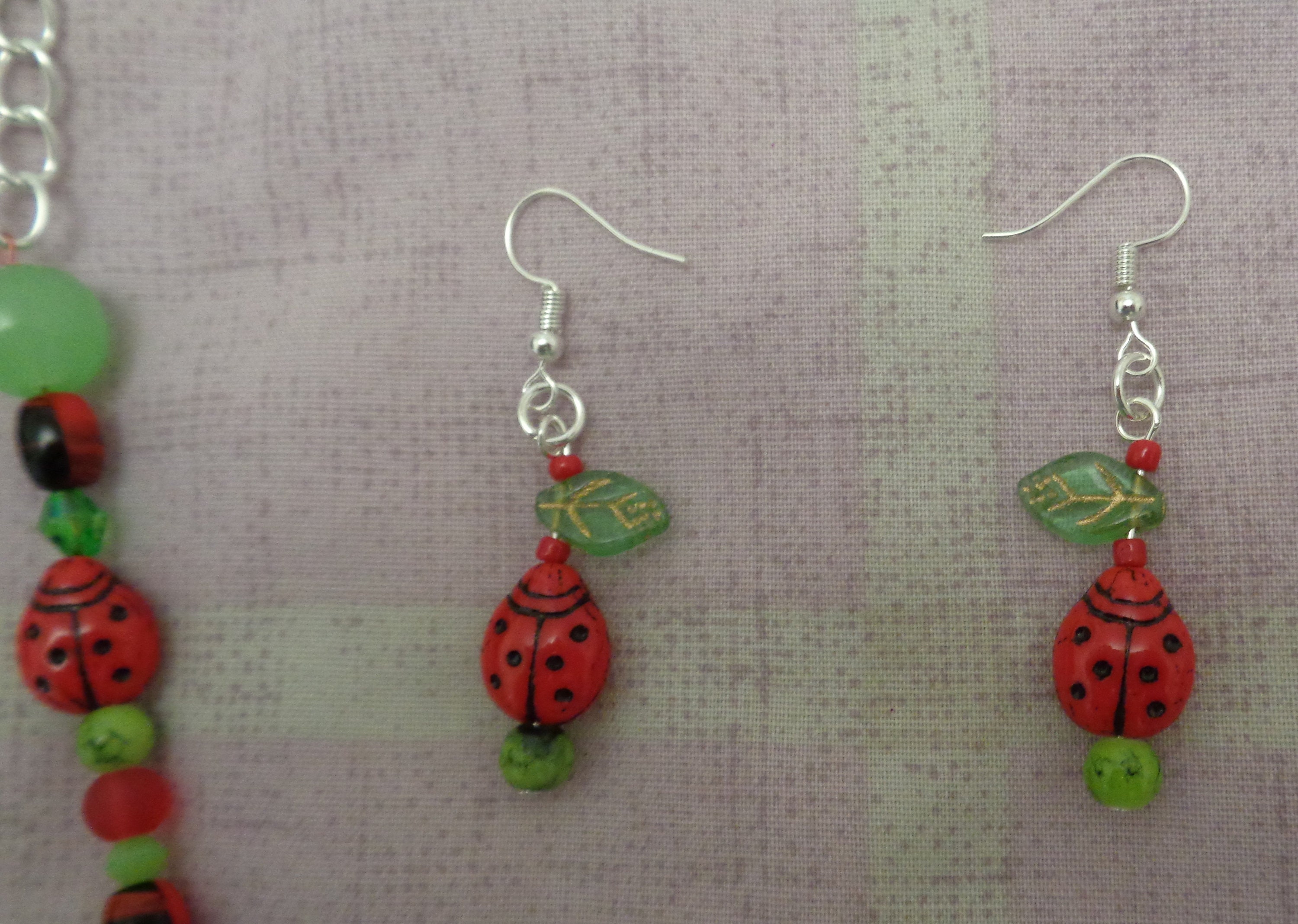 Ladybird Picnic Jewellery Set Etsy