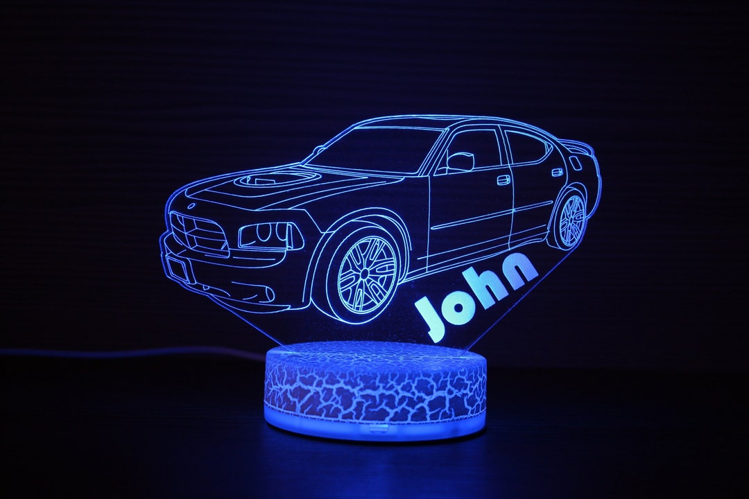 Dodge Charger Charger Light Dodge Gift 3D Night Lamp Night Light