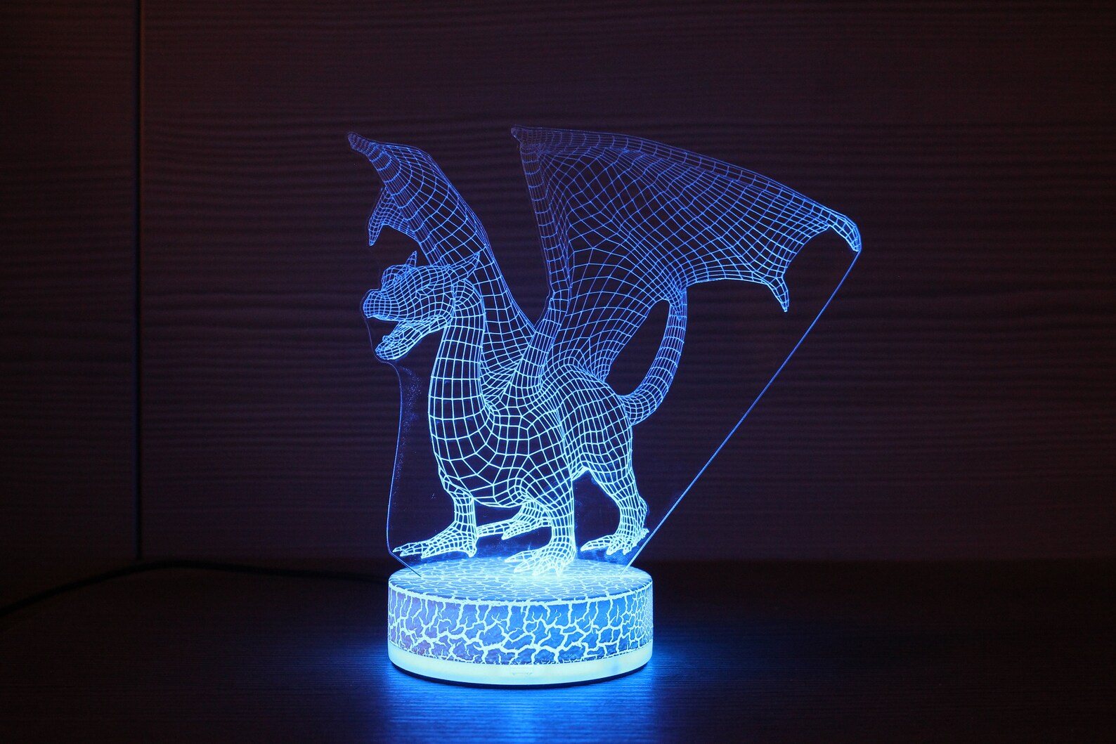 Fairy Dragon Led Lamp Bedside Lamp 3D Night Lamp 3D Night Etsy