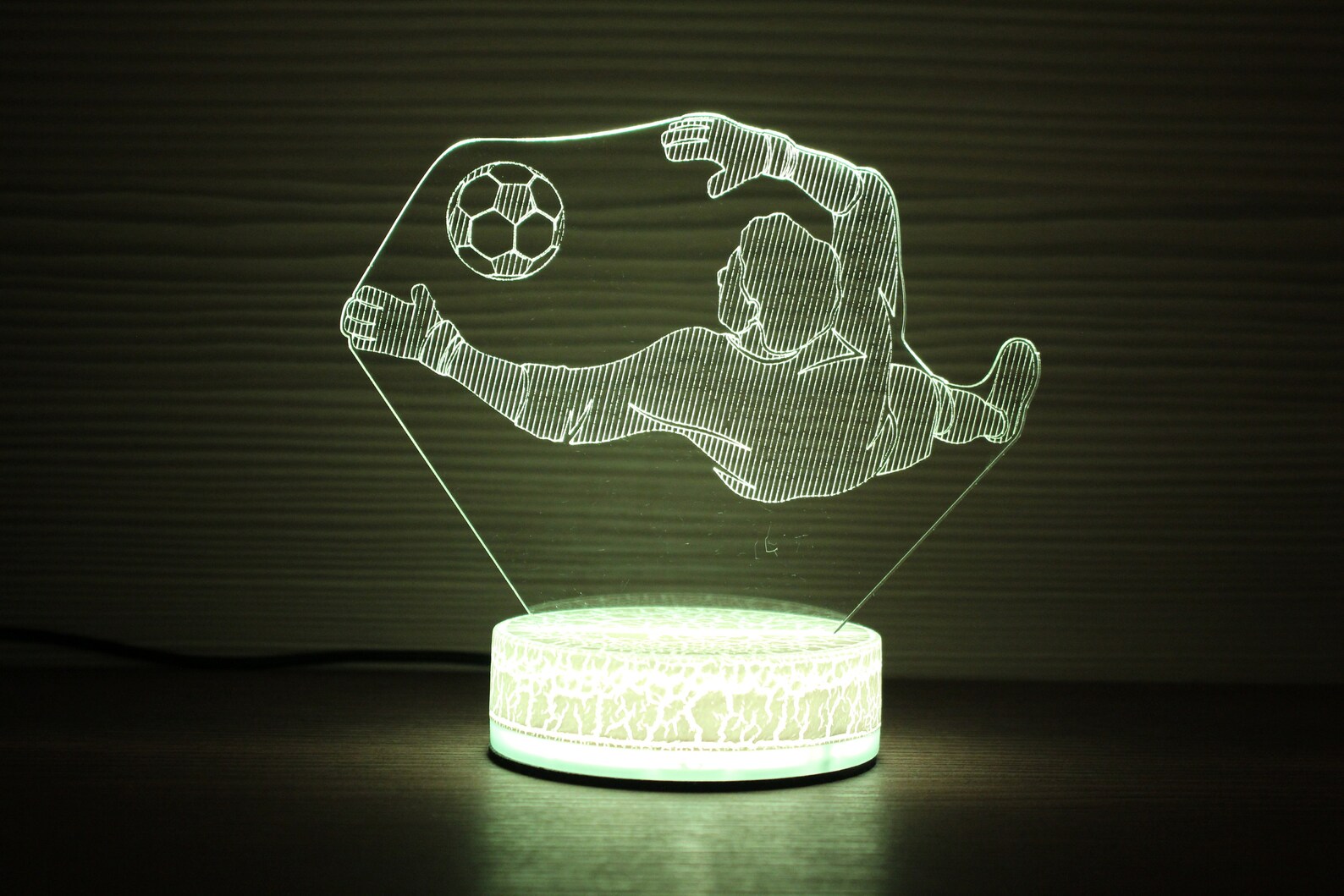 Soccer Goalie Gifts 3D Night Lamp Football 3D Night Light Home Etsy
