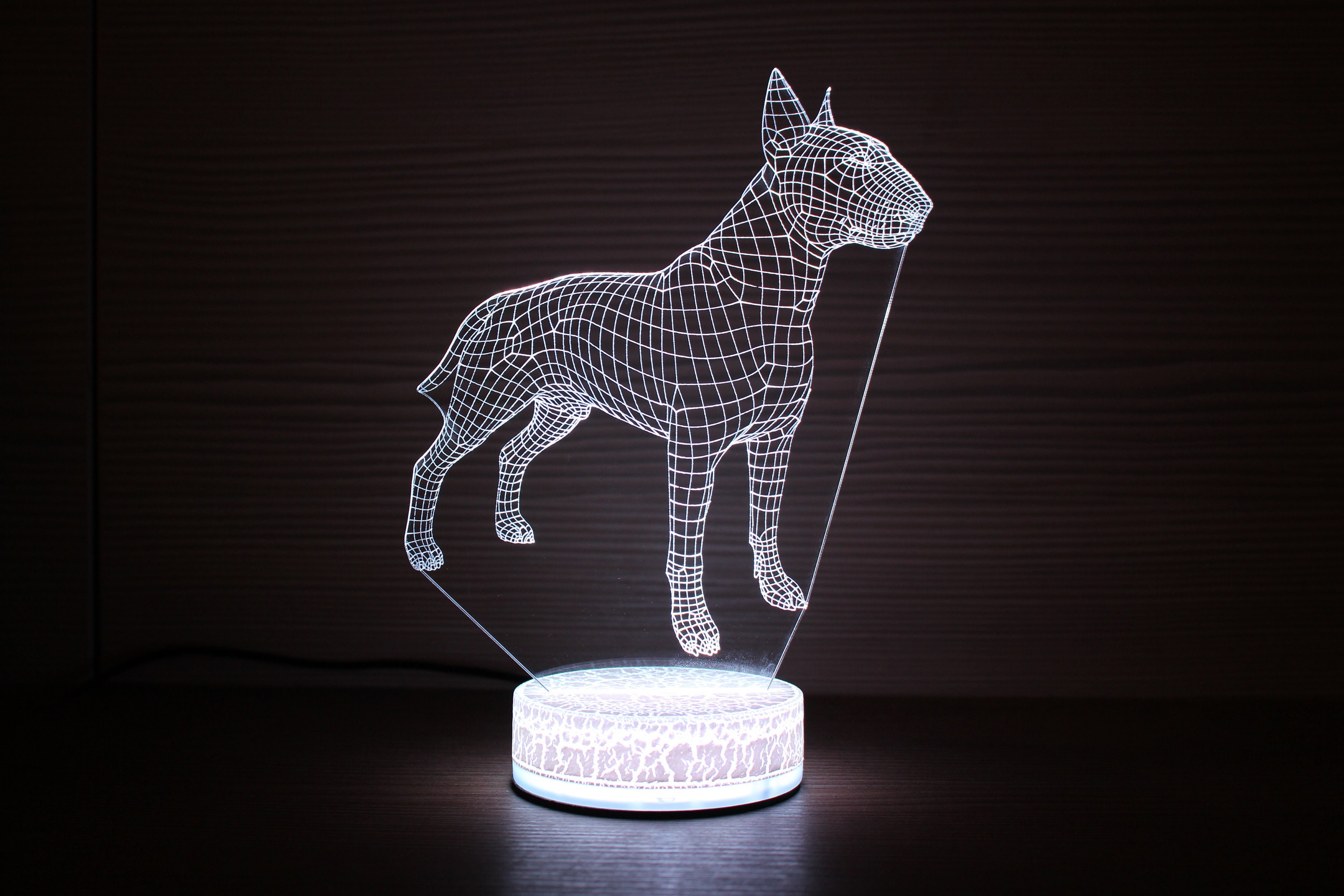 Bull terrier lamp deals