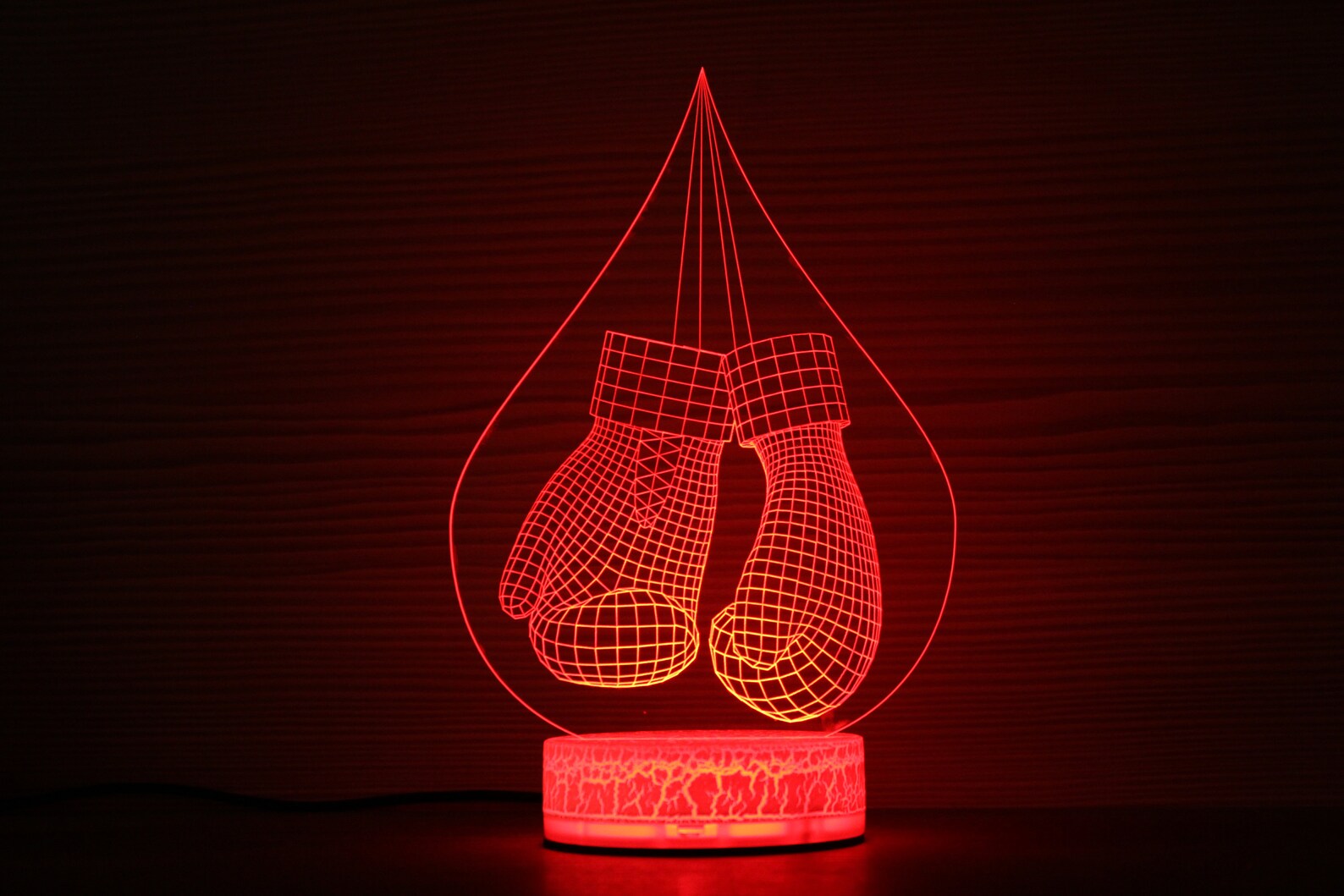 Boxing Gloves Boxing Gifts 3D Night Lamp 3D Night Light Etsy
