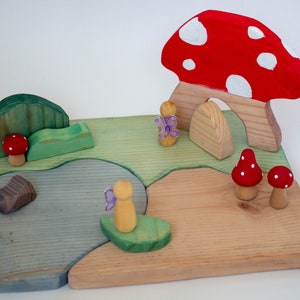 Fairy Land | Playscape | Wooden Toys | Wooden Fairy Toys | Easter