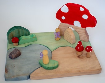 Fairy Land | Playscape | Wooden Toys | Wooden Fairy Toys | Easter