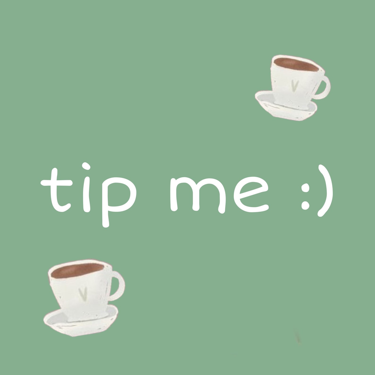 Feel free to tip me Etsy